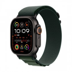 Watch Apple Watch Ultra 2 Black LTE 49mm Titanium Case with Alpine Loop L - Dark Green