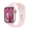 Watch Apple Watch Series 9 GPS 45mm Pink Aluminium Case with Sport Band M/L - Light Pink