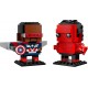 LEGO 40668 Super Heroes - Figurki Kapitana Ameryki i Czerwonego Hulka