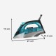 Żelazko Black+Decker BXIR2201E 2200W | uderzenie pary 120 g/min | 115 x 270 x 140 mm