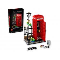 LEGO Ideas 21347 - Czerwona londyńska budka telefoniczna