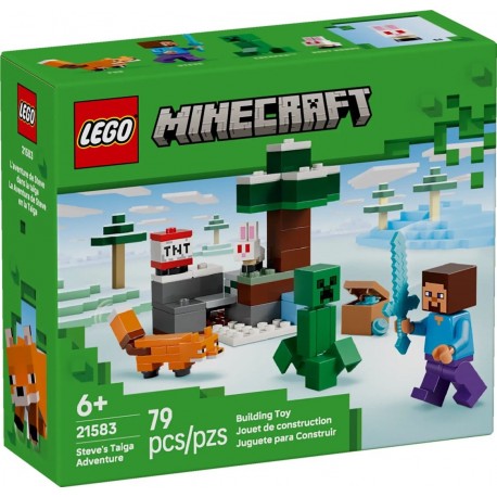 LEGO Minecraft 21583 - Przygoda Steve’a w tajdze
