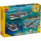 LEGO Creator 3w1 31381 - Groźny rekin i skrzynia ze skarbem