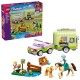 LEGO Friends 42695 - Przyczepa z koniem i źrebaczkiem