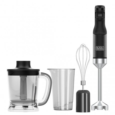 Blender ręczny Black+Decker BXHBA1501E 1500W | 3 funkcje | technologia bezstopniowa