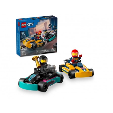 LEGO City 60400 - Gokarty i kierowcy wyścigowi