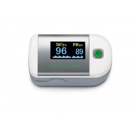 Pulsoksymetr Medisana PM 100 Connect wyświetlacz OLED | aplikacja VitaDock+ | 58 x 34 x 35 mm