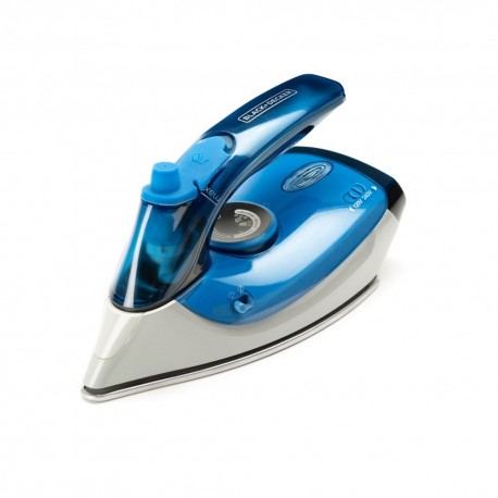 Żelazko turystyczne Black+Decker BXIR1000E 1000W | 0,04l | uderzenie pary 20 g/min | 112 x 228 x 123 mm