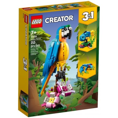 LEGO Creator 3w1 31136 - Egzotyczna papuga