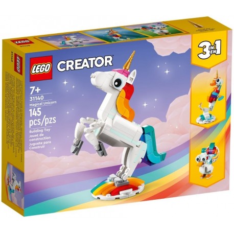 LEGO Creator 3w1 31140 - Magiczny jednorożec
