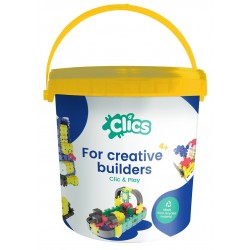 Klocki konstrukcyjne CLICS, 275 elementów (10w1)