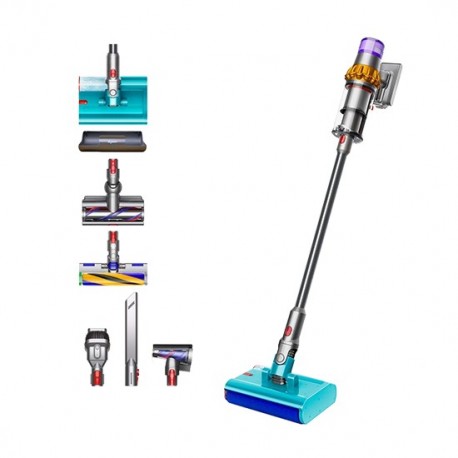 Dyson Vacuum Cleaner V15s Detect Dry and Wet Submarine - Nickel-Satin Yellow