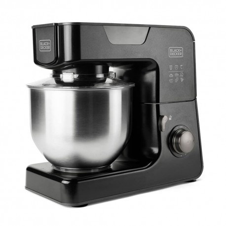Robot planetarny Black+Decker BXKM1000E 1000W | 5,2l | 8 poziomów prędkości | funkcja pulse