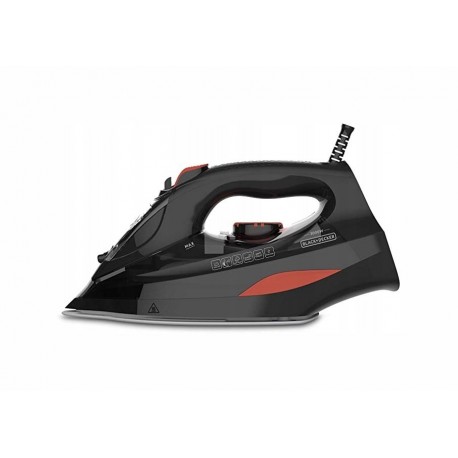 Żelazko parowe Black+Decker BXIR3000E 3000W | 0,42l | uderzenie pary 200 g/min | dług.przewodu 2m