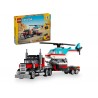 LEGO Creator 3w1 31146 - Ciężarówka z platformą i helikopterem
