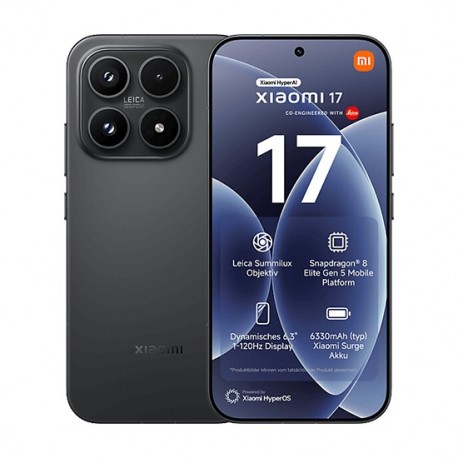 Xiaomi 17 5G Dual Sim 12GB RAM 512GB - Black