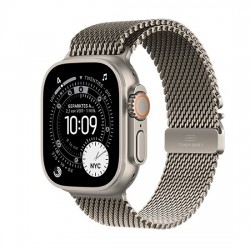 Watch Apple Watch Ultra 3 (2025) 5G 49mm Natural Titanium Case with Natural Titanium Milanese Loop M - Natural