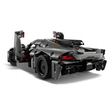 LEGO Technic 42173 - Szary hipersamochód Koenigsegg Jesko Absolut