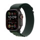 Watch Apple Watch Ultra 2 (2024) LTE 49mm Black Titanium Case with Alpine Loop M - Dark Green