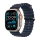 Watch Apple Watch Ultra 2 LTE (2024) 49mm Black Titanium Case with Trail Loop M/L - Navy