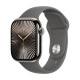 Watch Apple Watch Series 10 GPS + Cellular 46mm Natural Titanium Case with Sport Band M/L - Stone Grey
