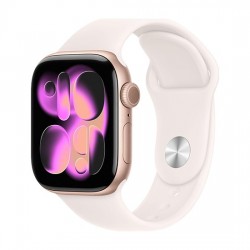 Watch Apple Watch Series 11 (2025) GPS 42mm Rose Gold Aluminium Case with Sport Band M/L - Light Blush