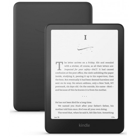 Ebook New Kindle Paperwhite (12th Generation) - 2024 release 7” glare-free 16GB Wi-Fi (Without Lockscreen Ads) Black