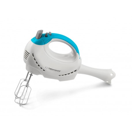 Blender, Mikser ręczny Esperanza TIRAMISU EKM010 (300W kolor biały)