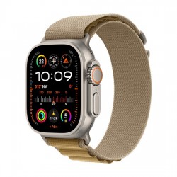 Watch Apple Watch Ultra 2 (2024) LTE 49mm Natural Titanium Case with Alpine Loop M - Tan