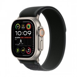 Watch Apple Watch Ultra 2 (2024) LTE 49mm Natural Titanium Case with Trail Loop S/M - Black