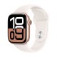 Watch Apple Watch Series 10 GPS + Cellular 42mm Rose Gold Aluminium Case with Sport Loop S/M - Light Blush