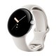 Watch Google Pixel Watch WiFi 41mm Polished Silver Case with Sport Band - Chalk