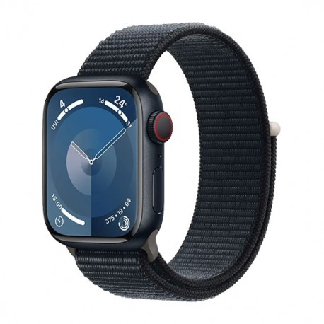 Watch Apple Watch Series 9 LTE 45mm Midnight Aluminium Case with Sport Band - Midnight