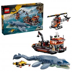 LEGO Jurassic World 77983 - Atak mozazaura na łódź