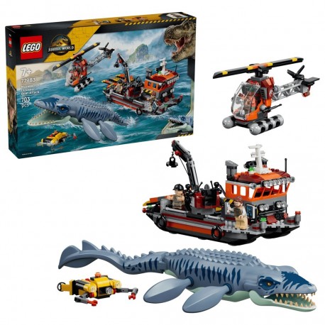 LEGO Jurassic World 77983 - Atak mozazaura na łódź