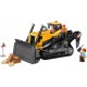 LEGO City 60466 - Żółty buldożer z ładowarką