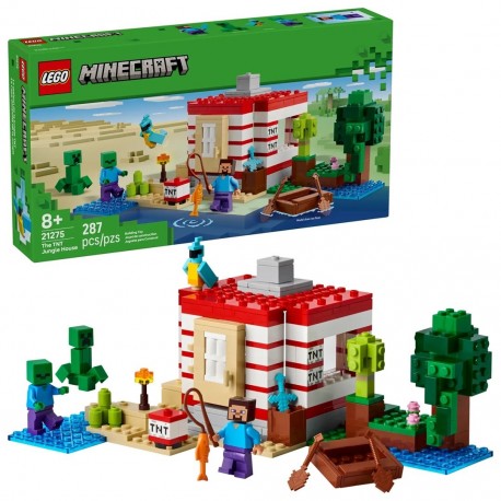LEGO Minecraft 21275 - Dom TNT w dżungli