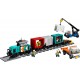 LEGO City 60509 - Portowy pociąg towarowy, dźwig i ciężarówka