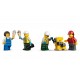 LEGO City 60509 - Portowy pociąg towarowy, dźwig i ciężarówka