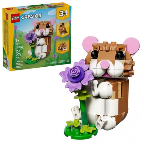 LEGO Creator 3w1 31376 - Uroczy chomik z kwiatkiem