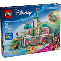 LEGO Disney 43267 - Zamek księżniczek i królewskie zwierzaki