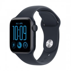 Watch Apple Watch SE 3 (2026) GPS 40mm Midnight Aluminium Case with Navy Blue Sport Band S/M - Midnight