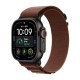 Watch Apple Watch Ultra 4 (2026) 5G 49mm Black Titanium Case with Burgundy Alpine Loop M - Black