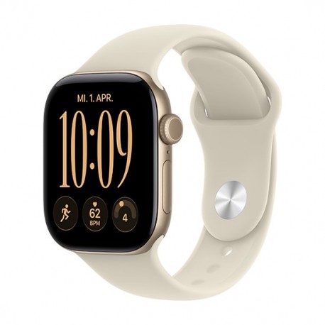 Watch Apple Watch Series 12 (2026) 5G 42mm Light Gold Aluminium Case with Sand Sport Band S/M - Light Gold