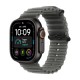 Watch Apple Watch Ultra 4 (2026) 5G 49mm Black Titanium Case with Translucent Black Ocean Band - Black
