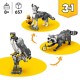 LEGO Creator 3w1 31393 - Leśne zwierzęta: Wilk szary