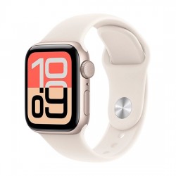 Watch Apple Watch SE 3 (2025) GPS 40mm Starlight Aluminium Case with Sport Band S/M - Starlight