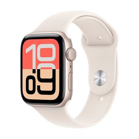 Watch Apple Watch SE 3 (2025) GPS 44mm Starlight Aluminium Case with Sport Band M/L - Starlight