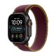 Watch Apple Watch Ultra 4 (2026) 5G 49mm Black Titanium Case with Burgundy Trail Loop M/L - Burgundy